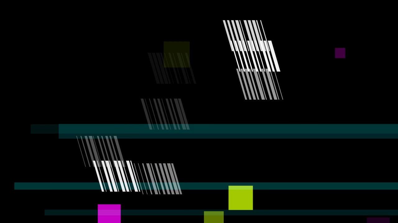 Motion Graphics Astratte con Forme Geometriche ed Effetti Glitch