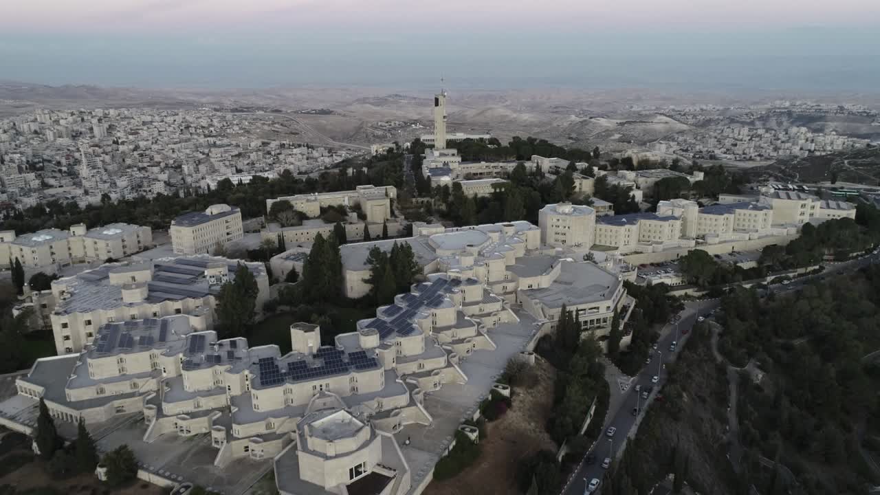 ciudad de jerusalén, israel. vista del casco antiguo de jerusalén. arquitectura local y distrito.