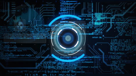 animation of scope scanning and data processing
