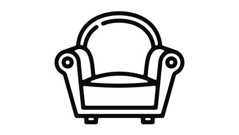 sofa line motion graphic