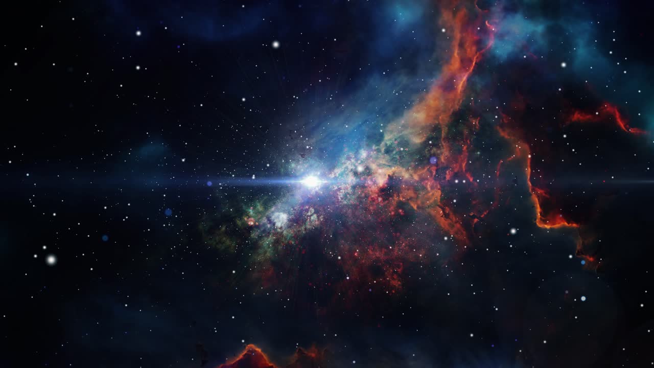 universo universo 4k, fondo espacial con estrellas brillantes