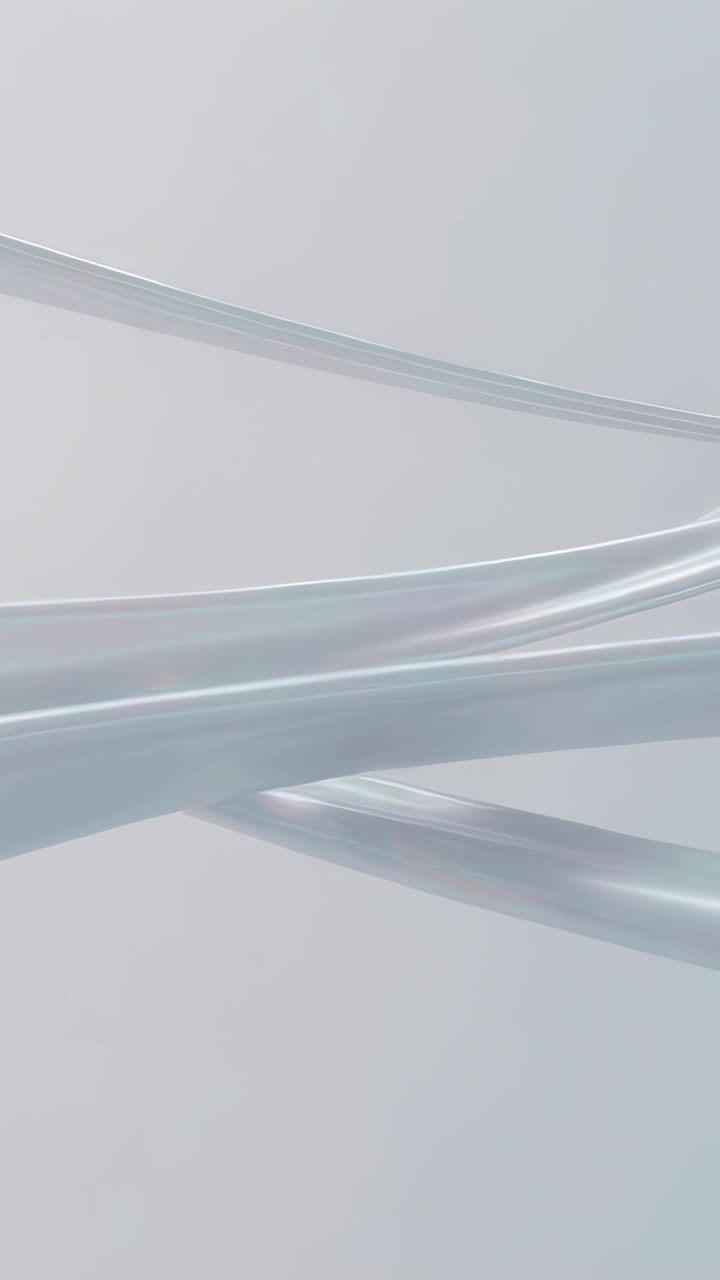 Vertical video: Moving sheer ribbons sliding on pale fade backdrop on play, highlighting layers