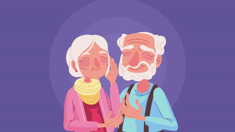 pareja de ancianos