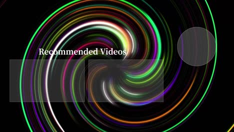 vortex neon end card ending screen motion graphics