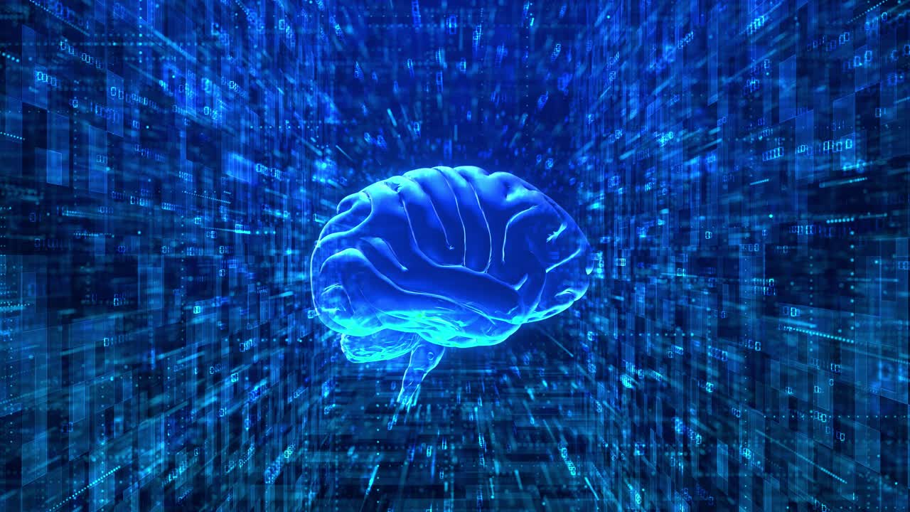 4k future ai technology innovation background ai system autonomously computer program code deep