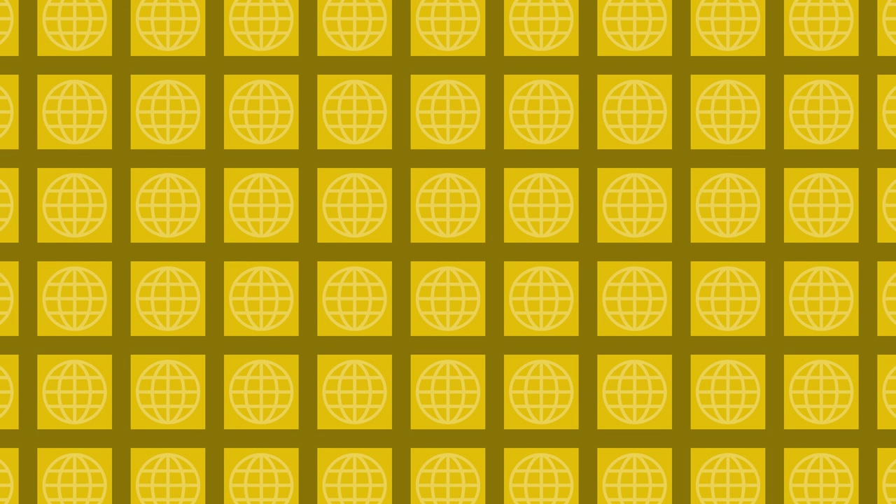 Golden Globe Pattern Background
