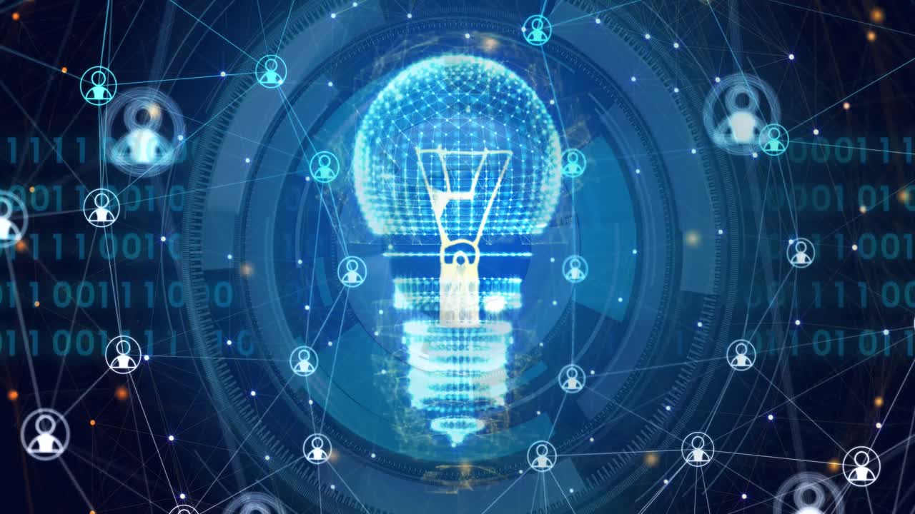 전구의 애니메이션, 바이너리 코딩 및 데이터 처리