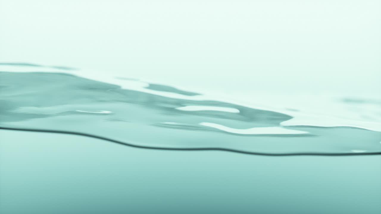 물 표면 클로즈업