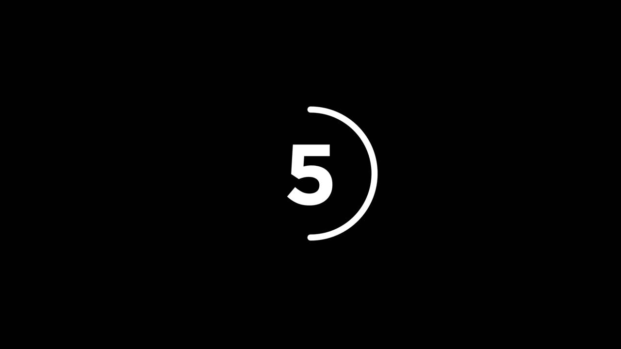 Countdown timer numbers