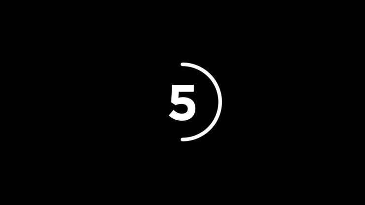 Countdown timer numbers