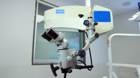 interior of a dentists office and special equipment