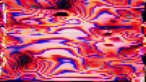 pixelated glitch art