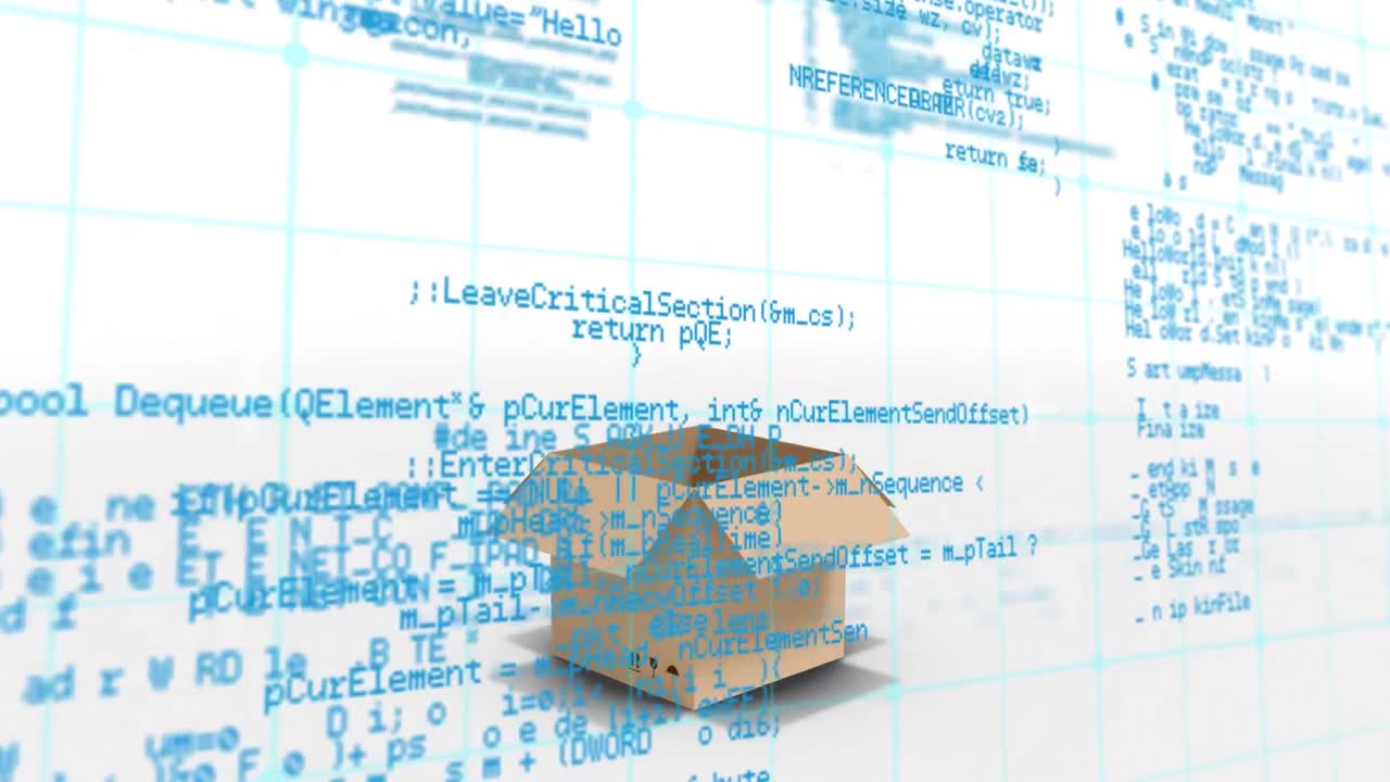 데이터 처리 및  ⁇ 색 배경에 상자를 열기