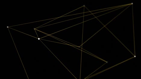 digital generated video of geometric line