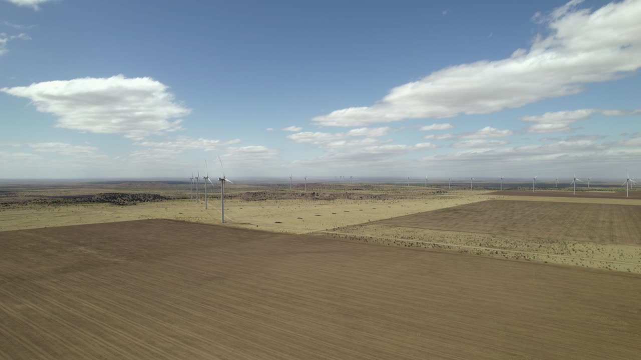 Wind turbine in Texas fields