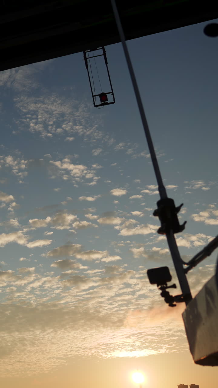 Sky and Cityscape at Sunrise