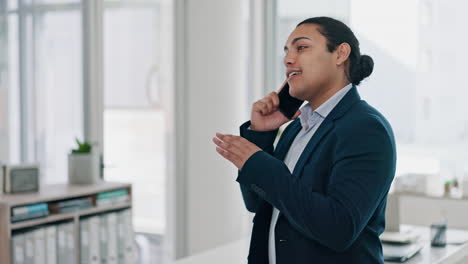 business, phone call and man with communication