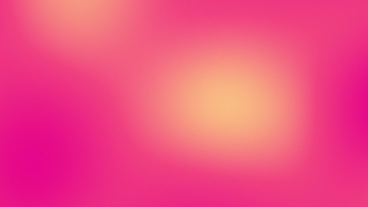 Smooth blend of vivid pink, orange and yellow hues, creating a warm and lively abstract background gradient