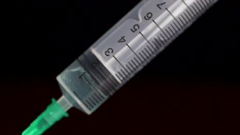 syringe with liquid