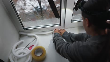 Installing Window Insulation