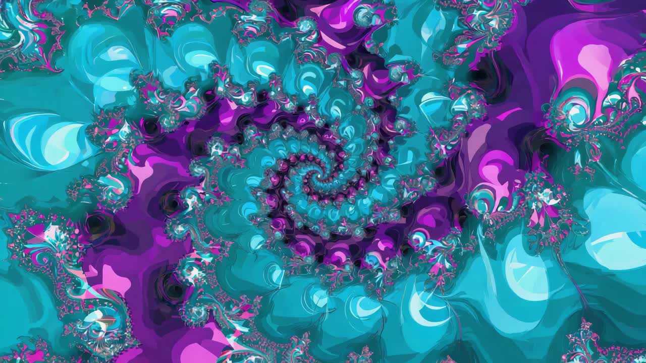 Abstract Fractal Spiral