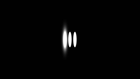 animación moderna de luz elipse barra de carga con el canal alfa
