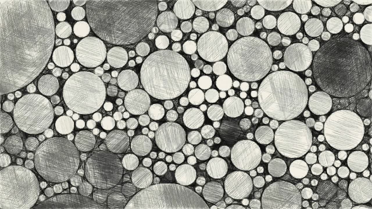 dibujo en blanco y negro de fondo abstracto