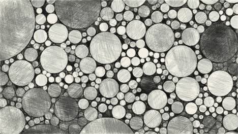 drawing black and white of abstract background