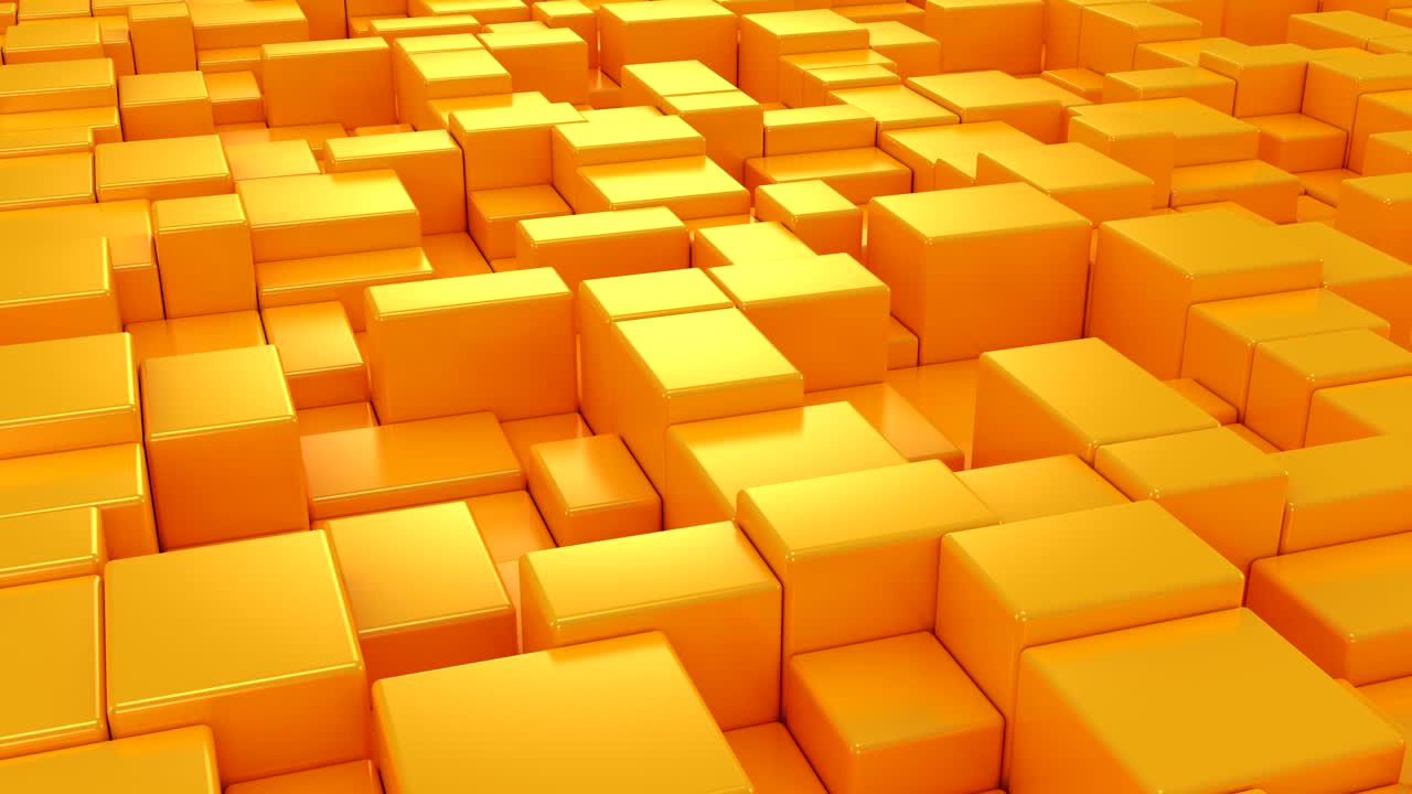 Background of Animated Cubes