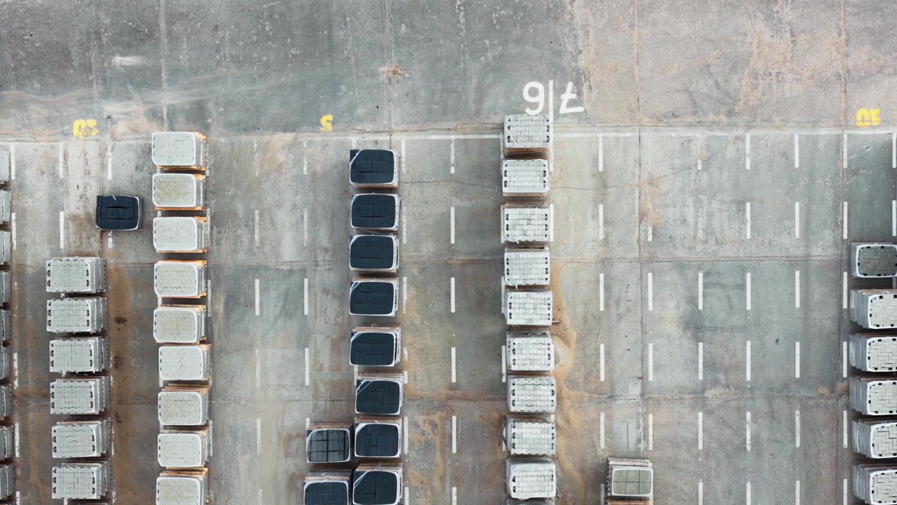 Symmetrical material storage, efficient resource planning and industrial supply