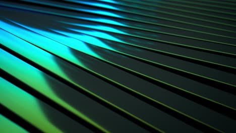 abstract background with iridescent glossy swinging bars