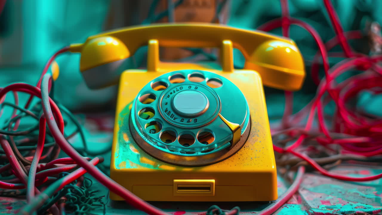레트로 로터리 전화