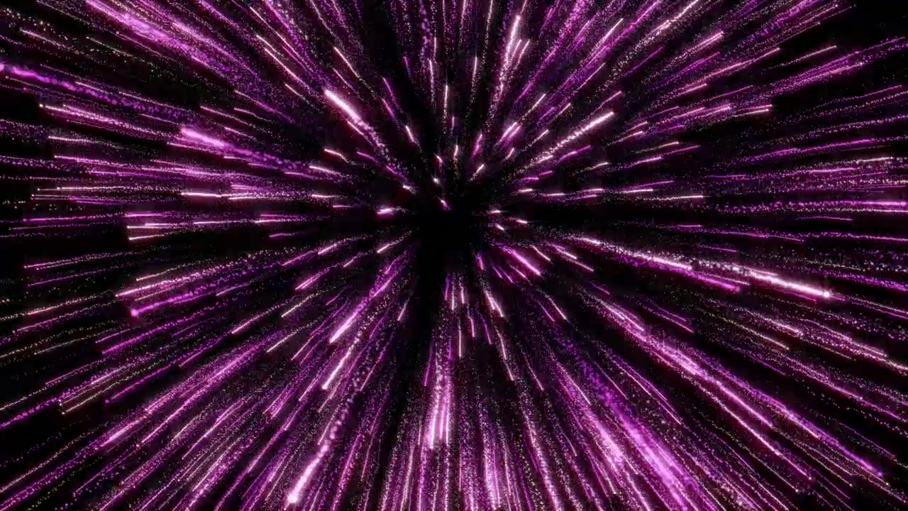 Single Large Fireworks Explosion on black background