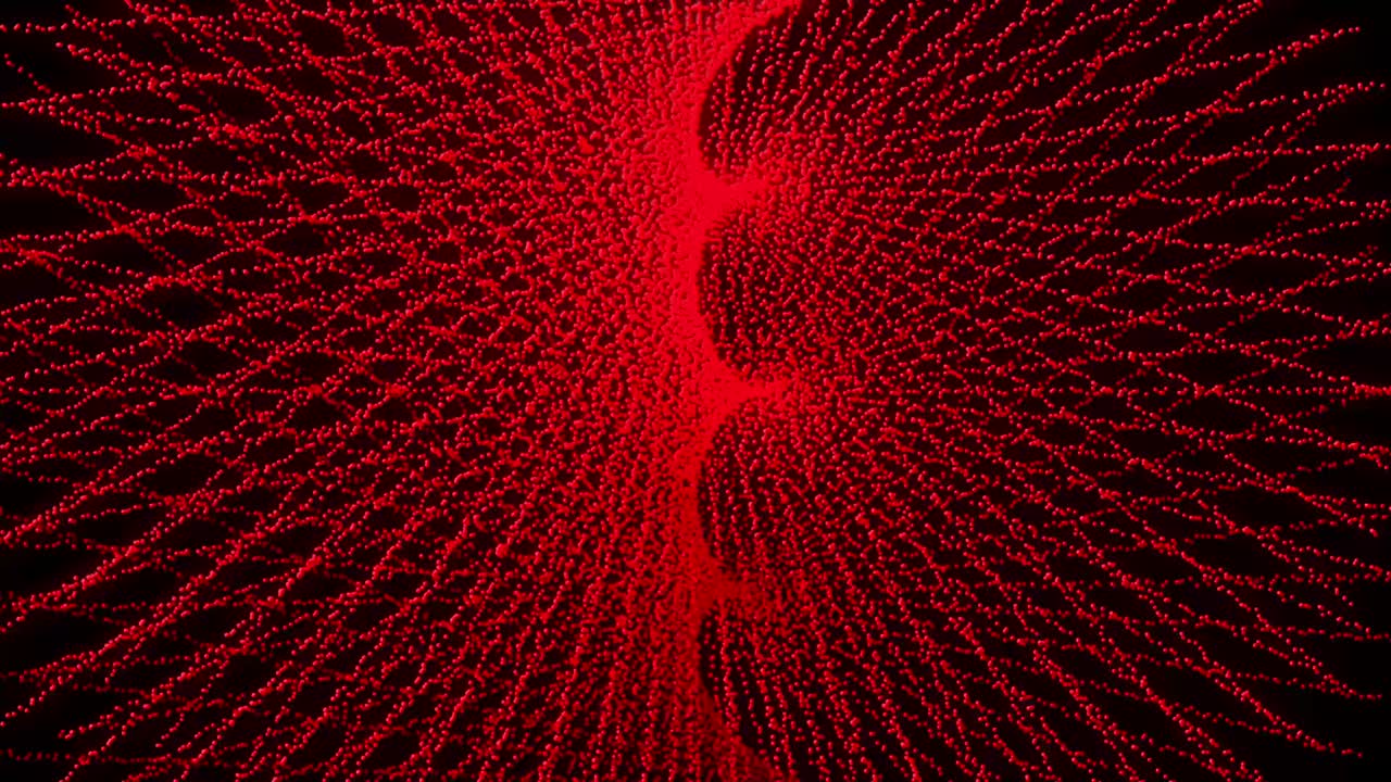 빨간 점 모양 패턴 애니메이션 모션 그래픽