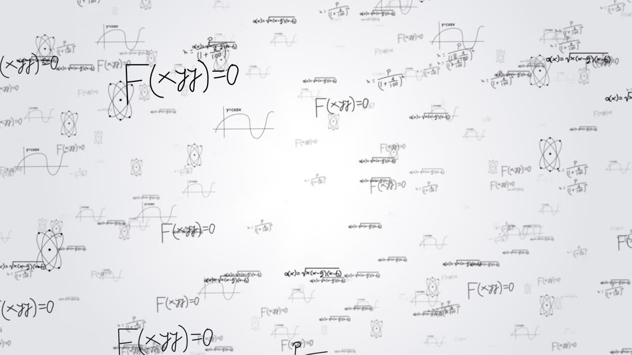 Science and mathematical research and development concept creative digital 4k loop background people