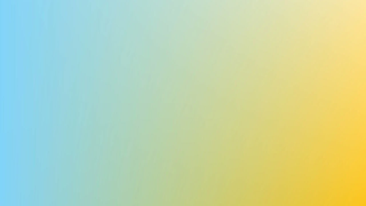 학교 화학 컵 아이콘의 애니메이션 파란색에서 노란색 배경