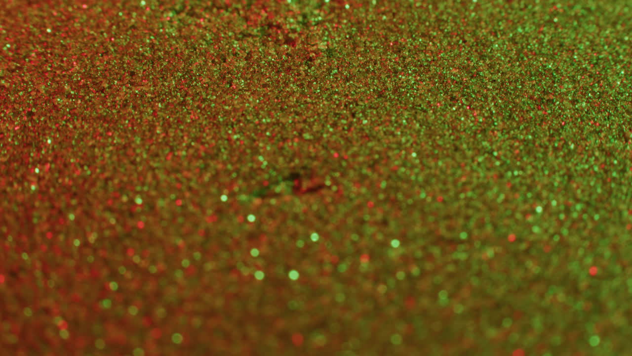 Red and Green Glitter Texture