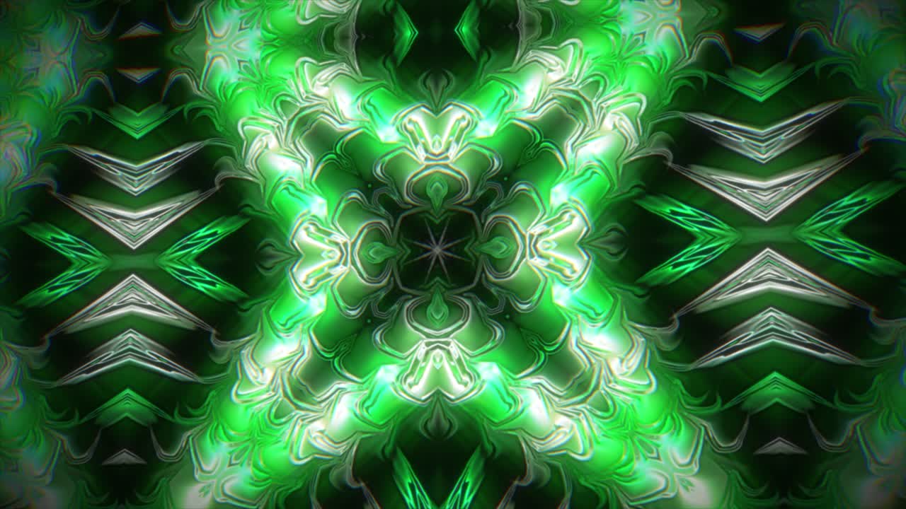 patrón de caleidoscopio simétrico abstracto