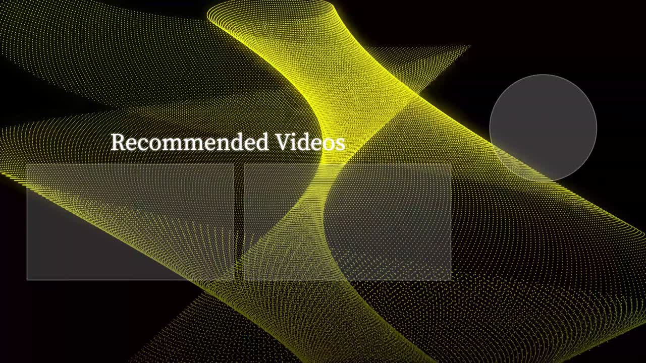 멋진 엔딩 카드 엔딩 스크린 모션 그래픽