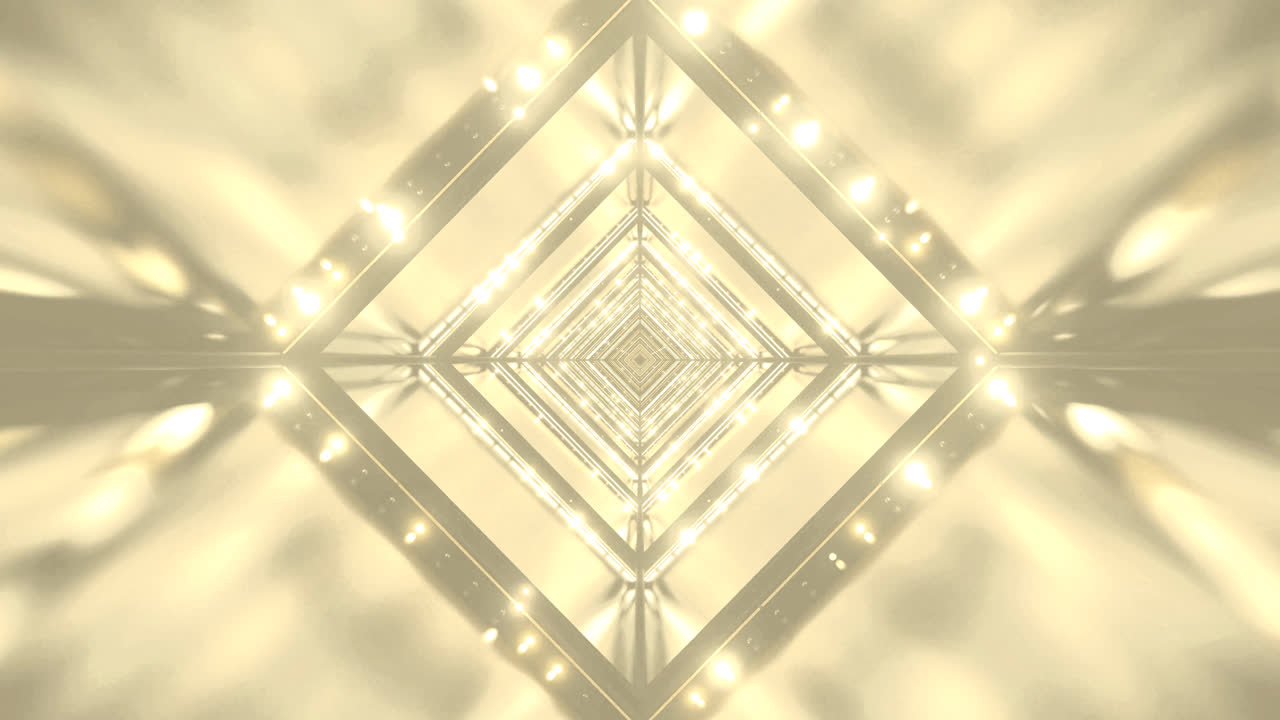 A mesmerizing tunnel of light continuously flows, creating a captivating visual effect that draws the viewer in. The radiant beams reflect and refract, enhancing the immersive experience