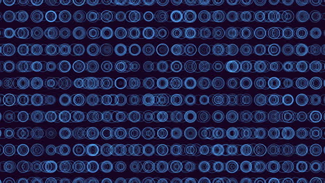 Vibrant-blue-circle-pattern-overlapping-circles-in-various-shades-of-blue