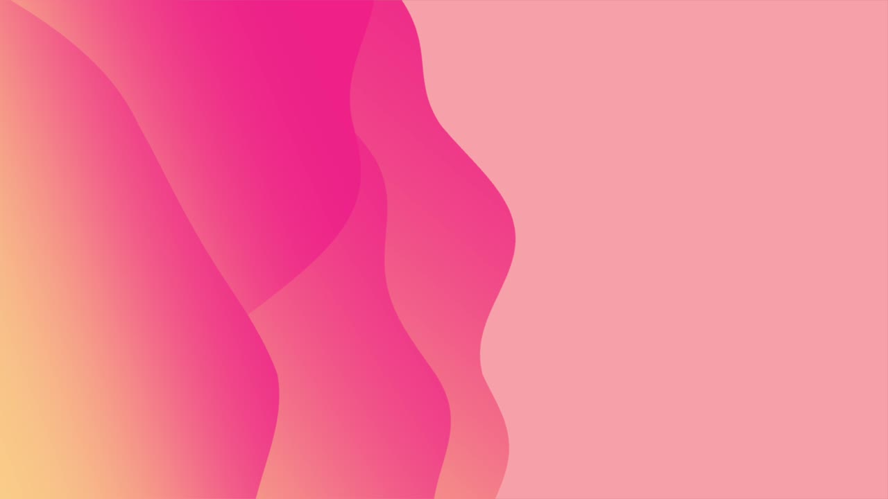 colorido colorido ondulado cinético vídeo animado fondo líneas abstractas