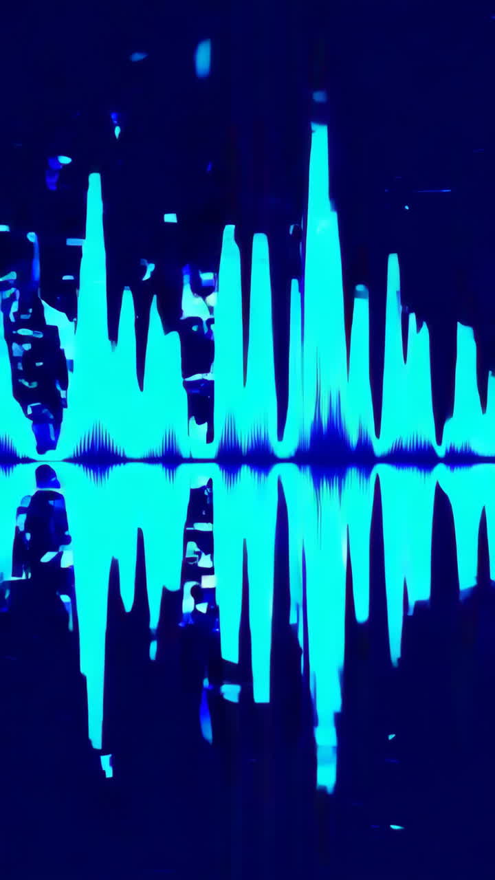 Abstract Audio Waveform