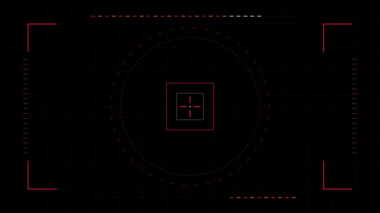 Digital Camera Viewfinder Overlay with Targeting Reticle