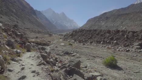 view of gangotri-gaumukh trek