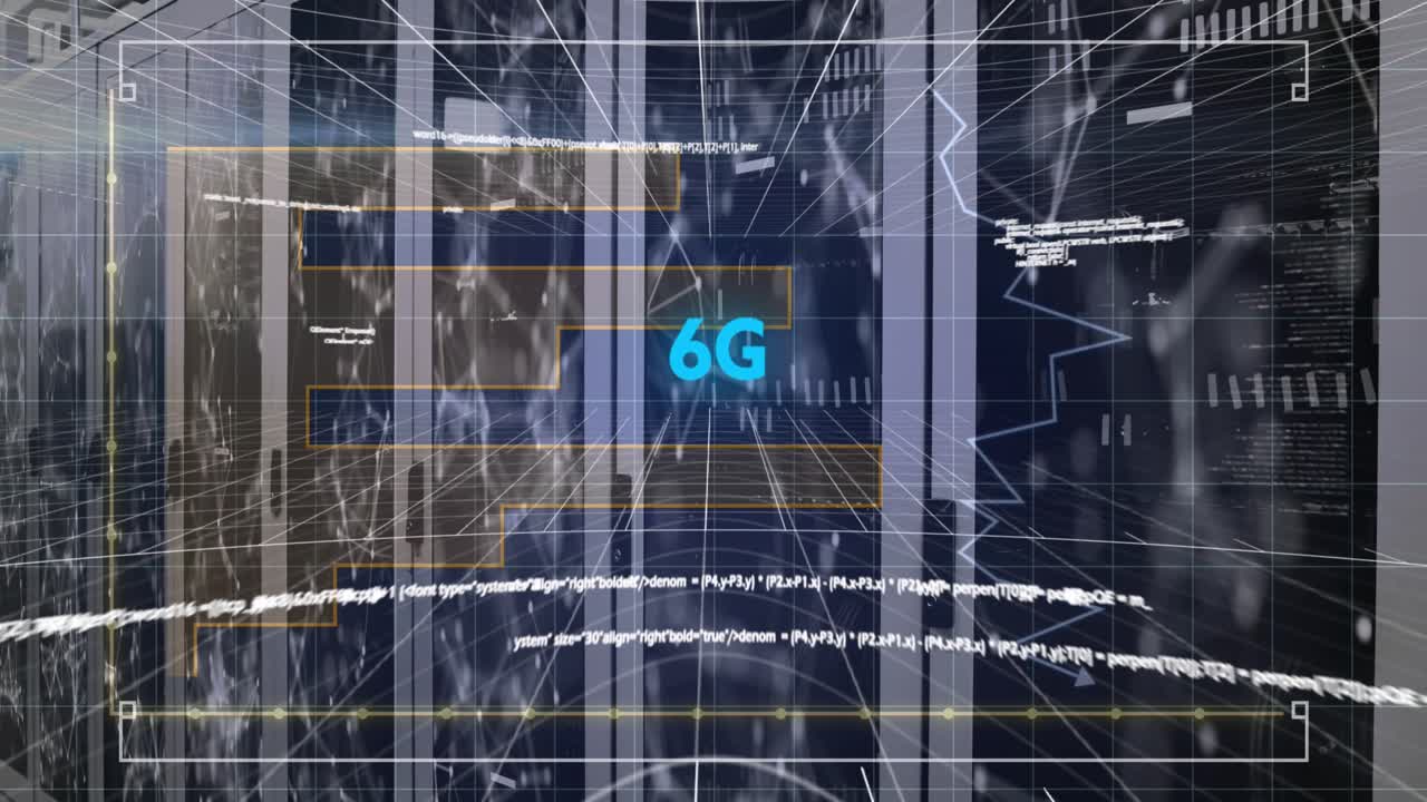 Animation of scope scanning and financial data processing over computer servers