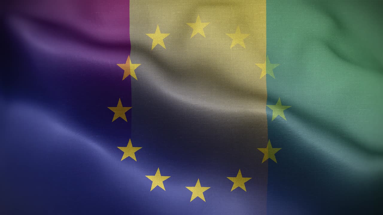 eu 기니 발 루프 배경 4k