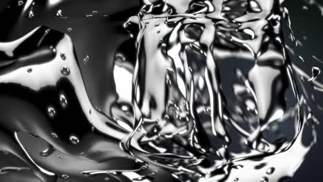 looping liquid chrome