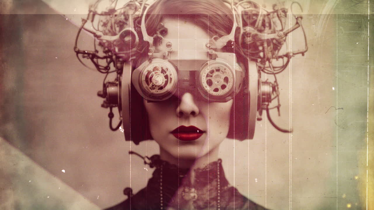 tecnologia femminile con cuffie vr in fatto con ai