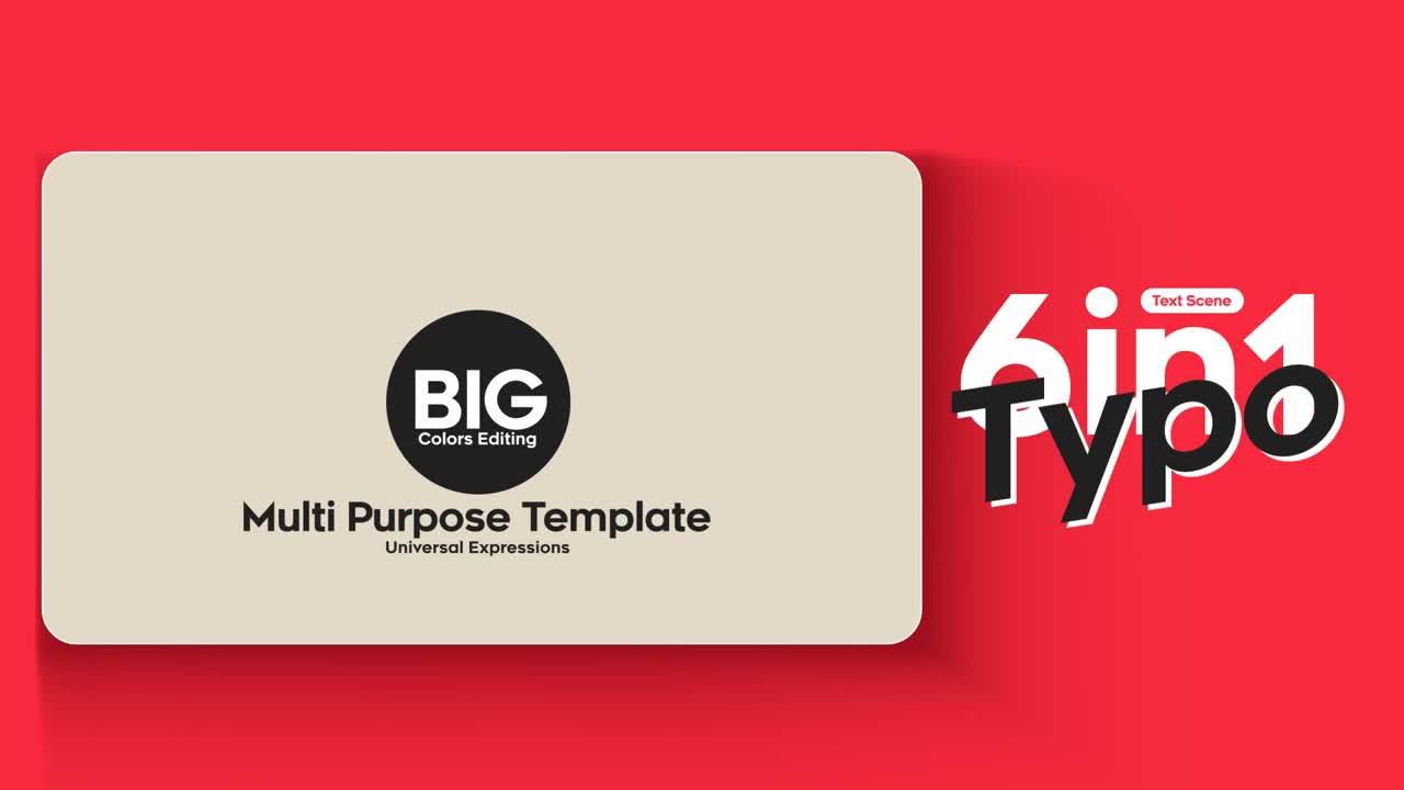 Typography Text Scene New Design Animation